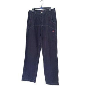 GORDON & SMITH Men’s Vintage Skater Pants 32x32 Navy Blue Loose Fit Straight Leg